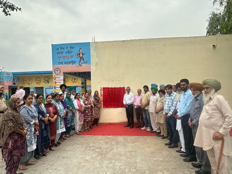 Dr. Sukhi dedicates development works in various schools under Education Revolution.